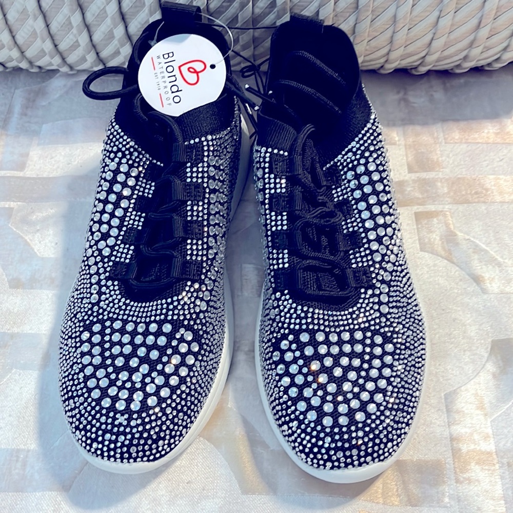 Brand new sneakers with rhinestones